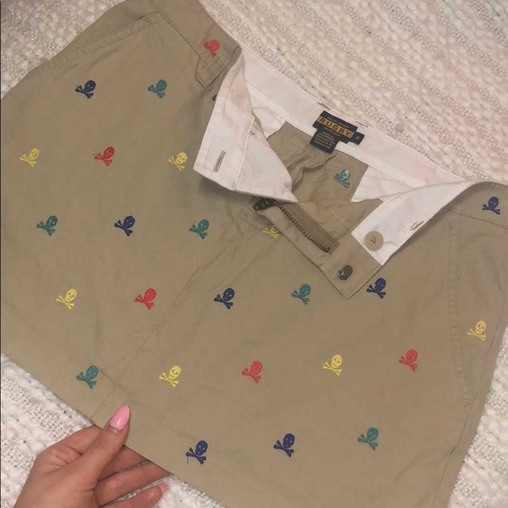 RARE Ralph Lauren Rugby Skull Skirt